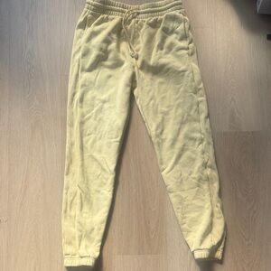 TNA Soft Yellow Joggers